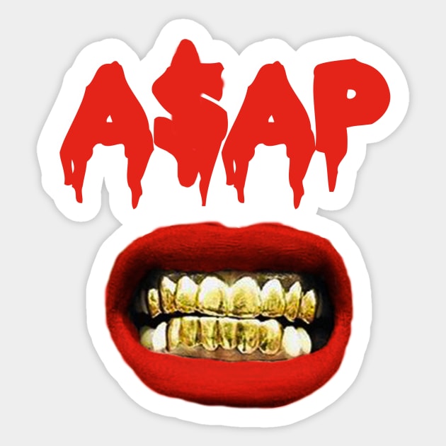 ASAP HORROR PICTURE SHOW Sticker by mrpixelpopper